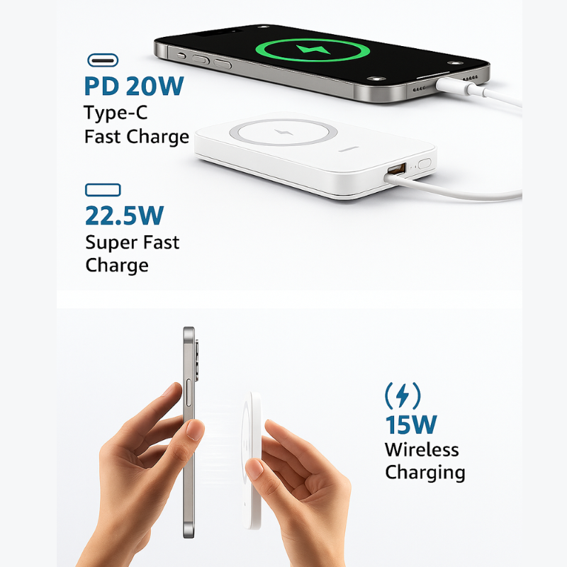 ⚡Magnetic Wireless Charger | Beast Mode Fast Charging