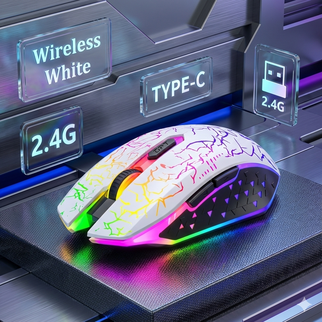 🖱️ Bluetooth Wireless Mouse | Rechargeable & Smooth Control