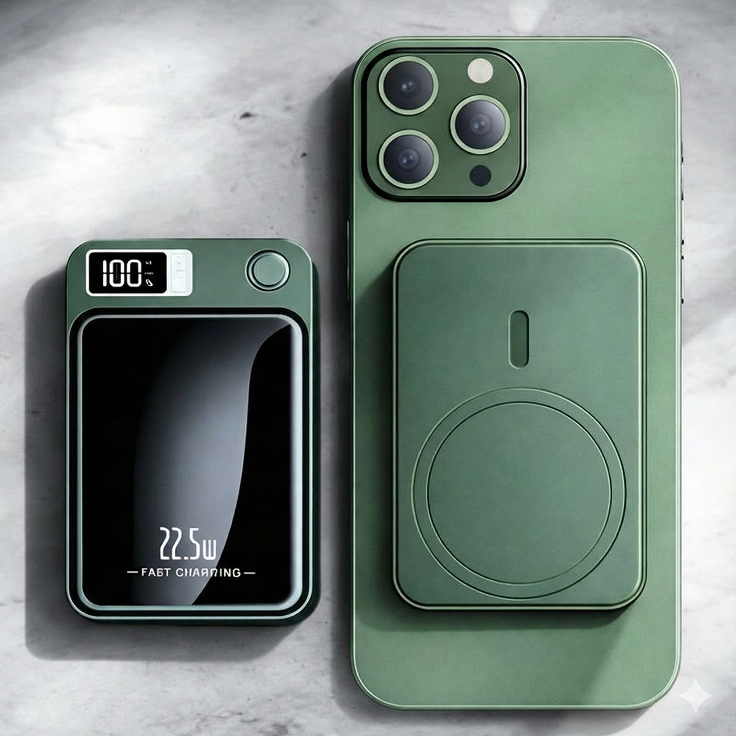 ⚡ Magnetic Wireless Charger | Ultra-Fast Snap-On Charging