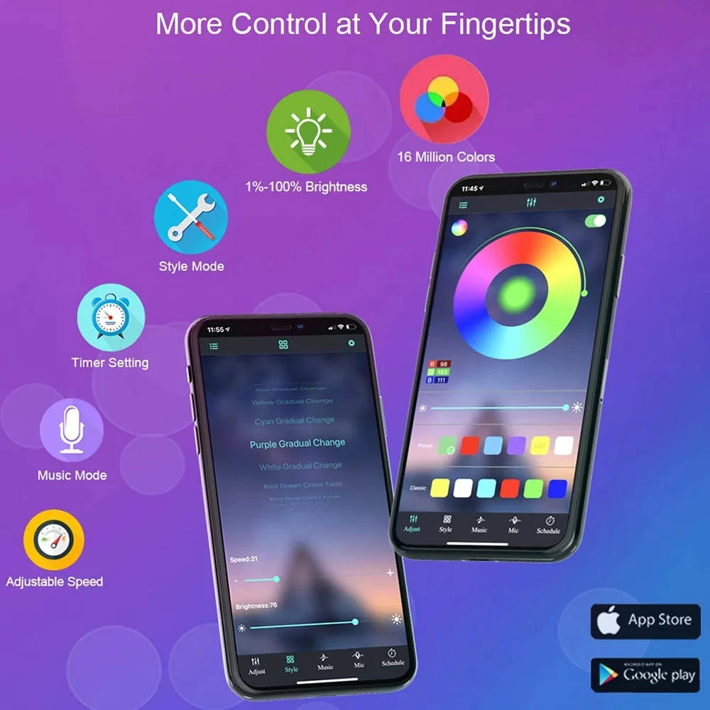 💡 Smart Bluetooth LED Strip Lights | 5M