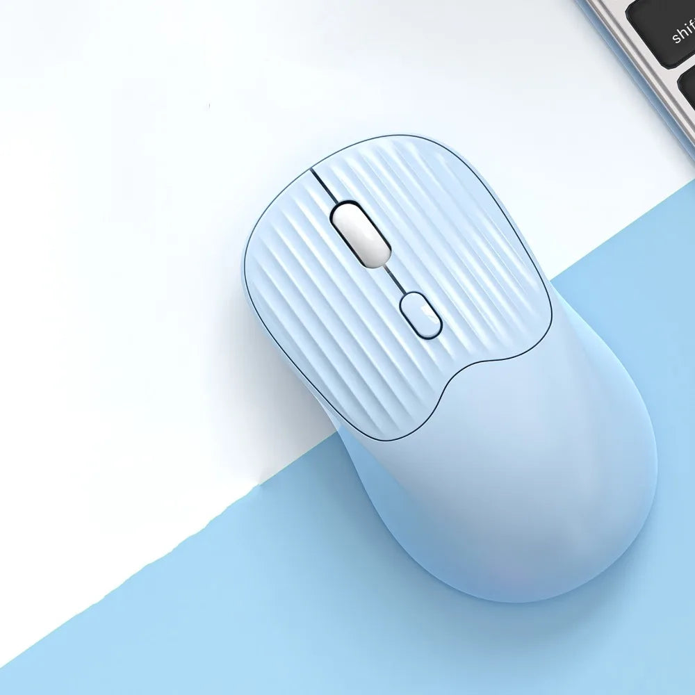 🖱️ Dual-Mode Wireless Mouse | Silent & Rechargeable Type-C