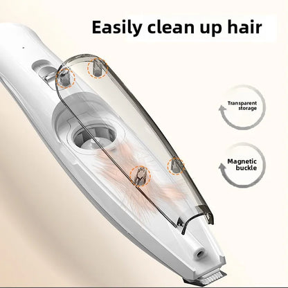 ⭐FurAway ✂️ | LED Pet Groomer with Vacuum – Quiet, Clean, Precise