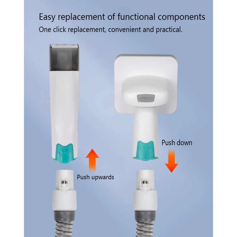 ⭐ FurBuster Pro™ 🐾 | 7-in-1 Pet Grooming Vacuum with Dryer & Tools