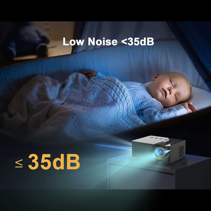 🎬 YT100 Smart Projector – Compact Home Cinema