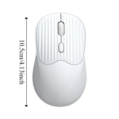 🖱️ Dual-Mode Wireless Mouse | Silent & Rechargeable Type-C